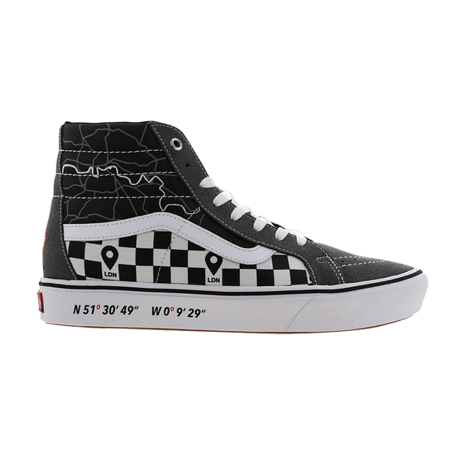 Фото № 1 с приближением к товару «‎Vans Sk8-Hi ComfyCush City Maps of London»
