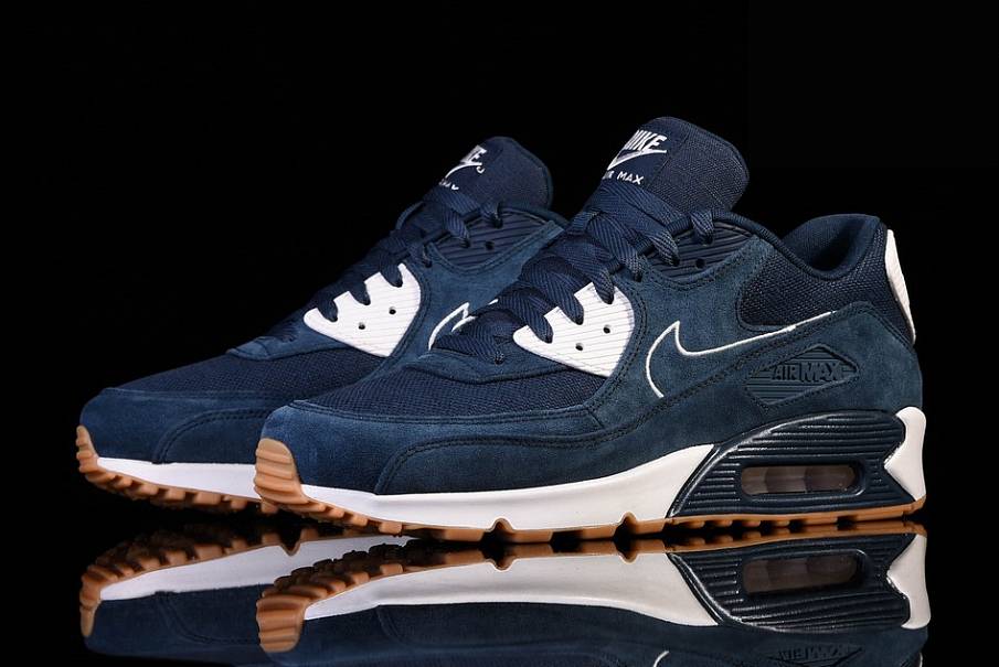 Фото № 2 с приближением к товару «‎Nike Air Max 90 Premium Armory Navy »