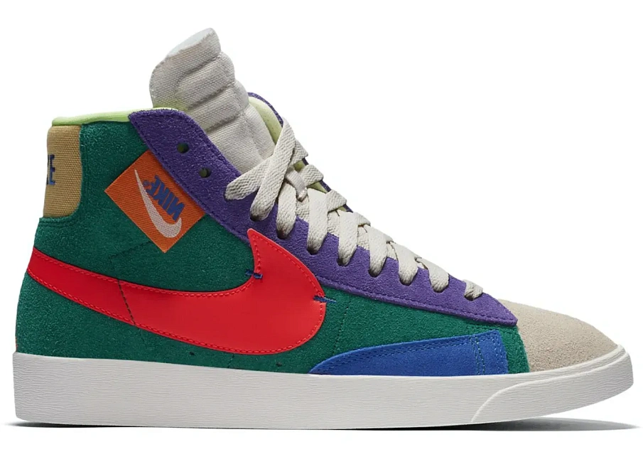 Фото № 1 с приближением к товару «‎Nike Blazer Mid Rebel Multicolor»