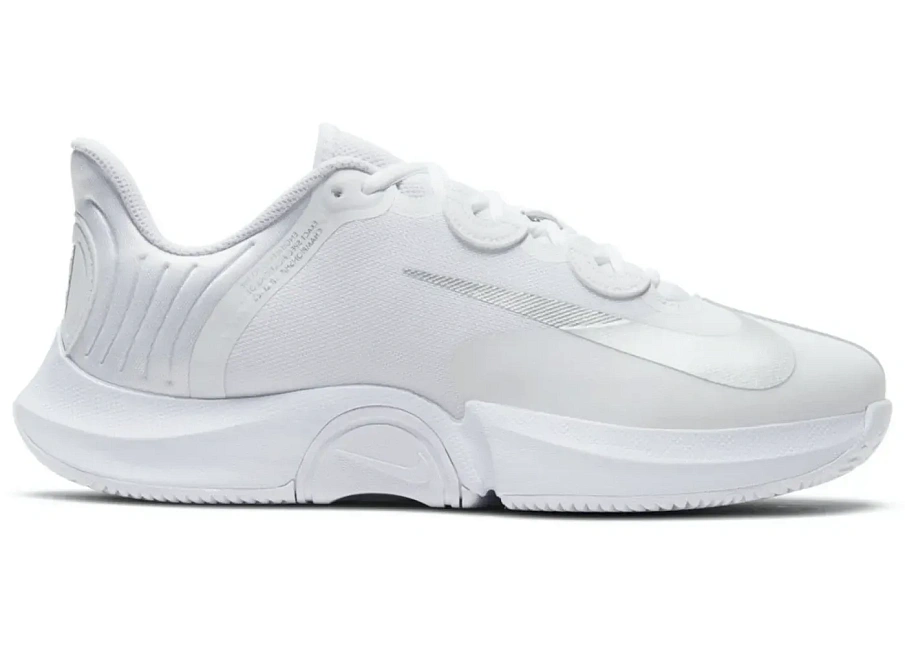 Фото № 1 с приближением к товару «‎Nike Court Air Zoom GP Turbo White Metallic Silver »
