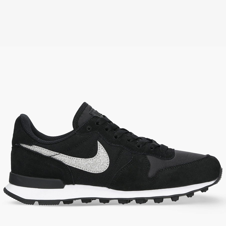 Фото № 5 с приближением к товару «‎Nike Wmns Internationalist Glitter Running Shoes BlackSilver»