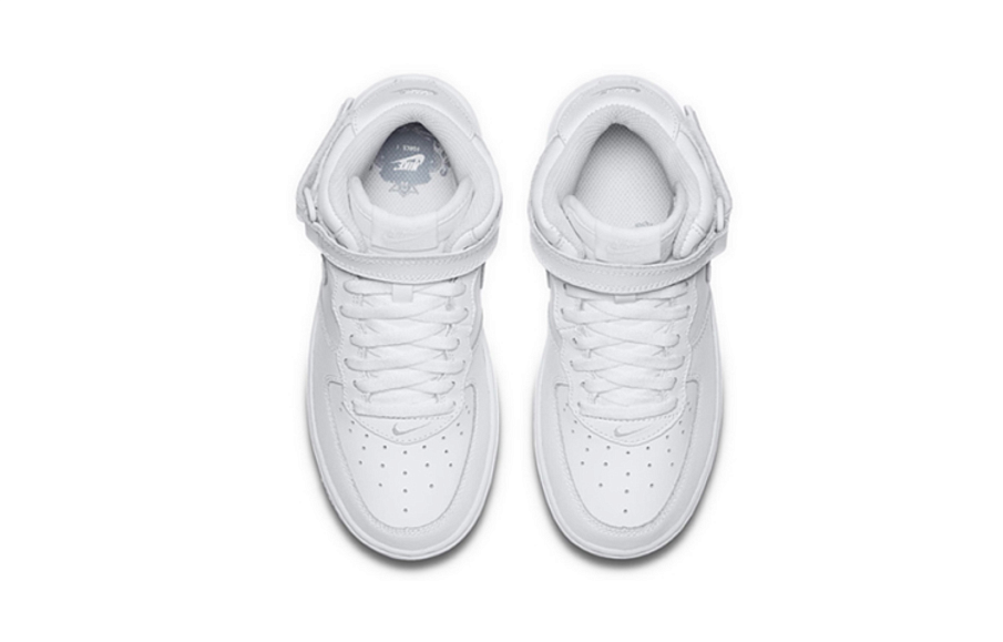 Фото № 2 с приближением к товару «‎Nike Air Force 1 Mid White»