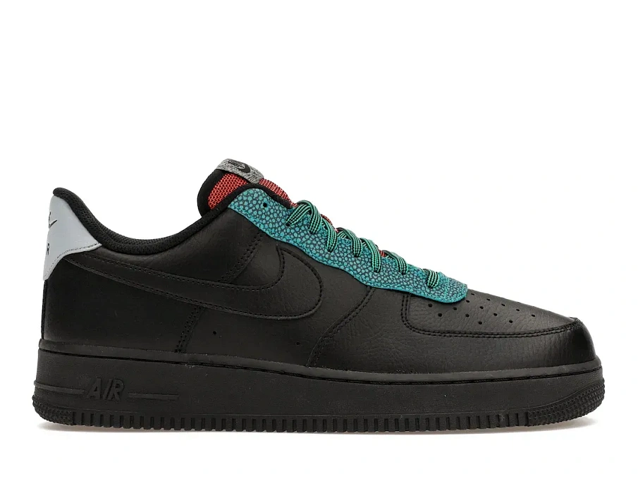 Фото № 1 с приближением к товару «‎Nike Air Force 1 Low '07 LV8 Black Obsidian Mist Orange»