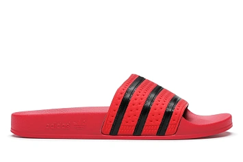 adidas Adilette Real Coral Black-Real Coral - 1