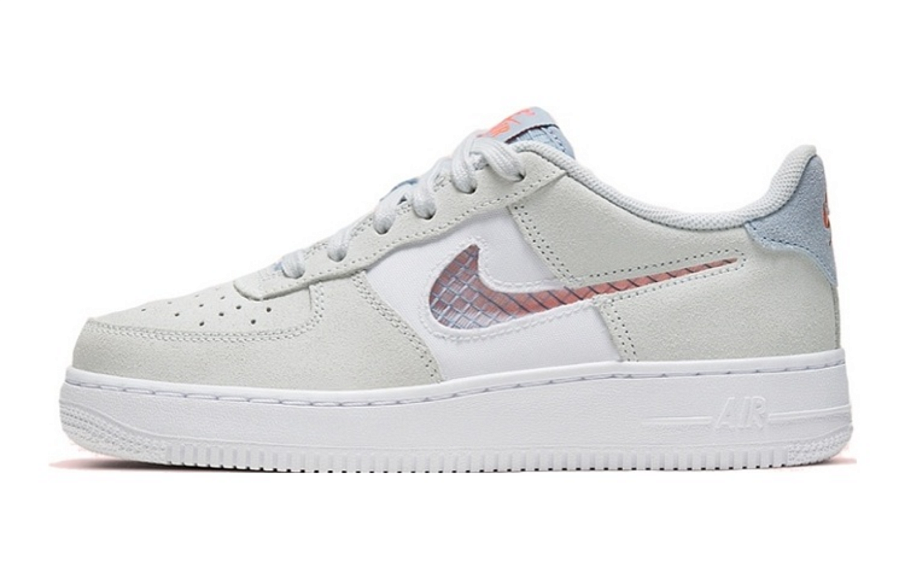 Фото № 1 с приближением к товару «‎Nike Air Force 1 Low Gs 'Transparent White Swoosh'»