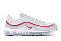 Фото № 1 с приближением к товару «‎Nike Air Max 97 White Pure Platinum University Red»