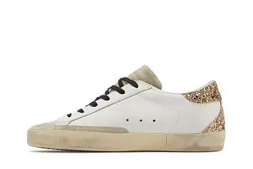 Golden Goose Women's Superstar Optic White Seedpearl Glitter - 4