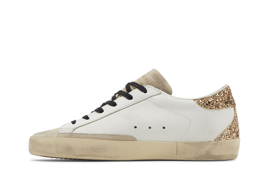 Фото № 4 с приближением к товару «‎Golden Goose Women's Superstar Optic White Seedpearl Glitter»