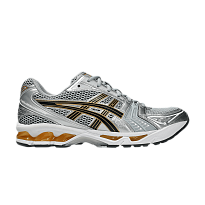 Фото № 1 с приближением к товару «‎ASICS Gel Kayano 14 Silver Gold»