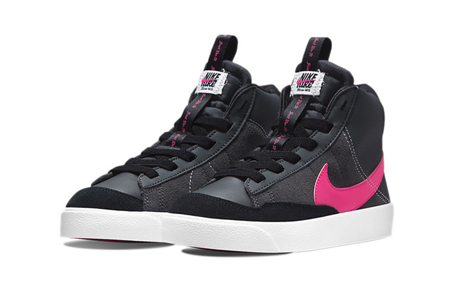 Фото № 2 с приближением к товару «‎Nike Blazer Mid '77 SE D Mid-Top Sneakers BlackPink»