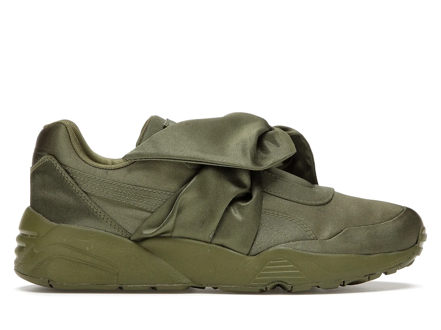 Фото № 1 с приближением к товару «‎Puma Bow Rihanna Fenty Olive »