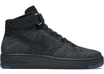 Фото № 1 с приближением к товару «‎Nike Air Force 1 Ultra Flyknit Mid Dark Grey Black»
