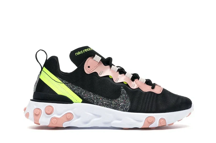 Фото № 1 с приближением к товару «‎Nike React Element 55 Premium Black Coral Stardust »