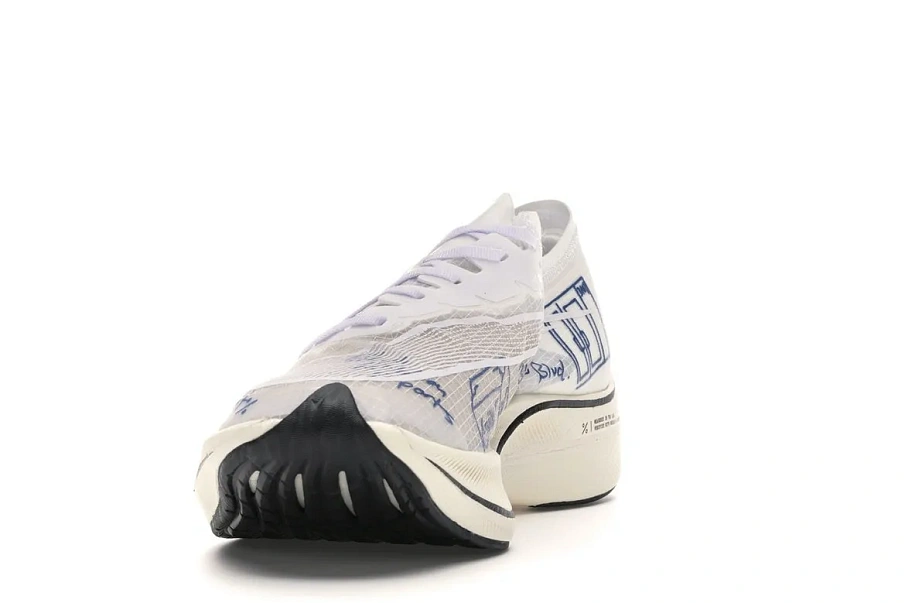 Фото № 2 с приближением к товару «‎Nike ZoomX Vaporfly Next% Blue Ribbon Sports White»