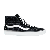 Фото № 1 с приближением к товару «‎Supreme x Vans Sk8-Hi Black Hole Punch Denim»