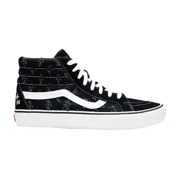 Supreme x Vans Sk8-Hi Black Hole Punch Denim - 1