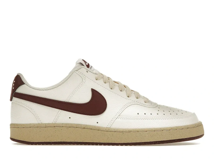 Фото № 1 с приближением к товару «‎Nike Court Vision Low Next Nature Sail Dark Beetroot»