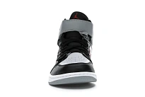 Фото № 2 с приближением к товару «‎Jordan 1 High FlyEase Black Particle Grey Gym Red»