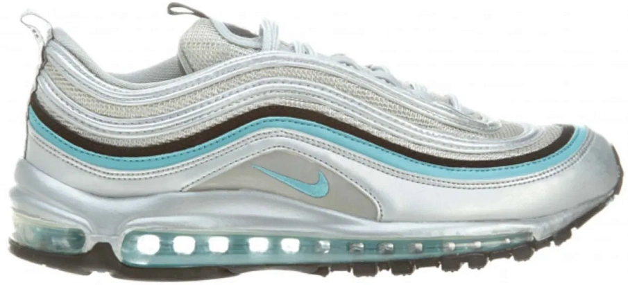 Фото № 1 с приближением к товару «‎Nike Air Max 97 Metallic Silver Mineral Blue»