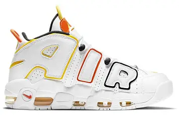 Nike Air More Uptempo "Rayguns" Alien WhiteBlueYellow - 2