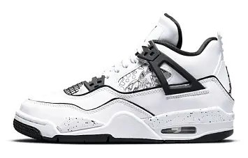 Nike Air Jordan 4 (GS) Basketball Shoes DIY - 1