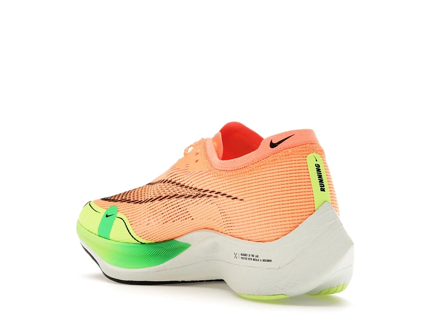 Фото № 6 с приближением к товару «‎Nike ZoomX Vaporfly Next% 2 Peach Cream Green Shock »