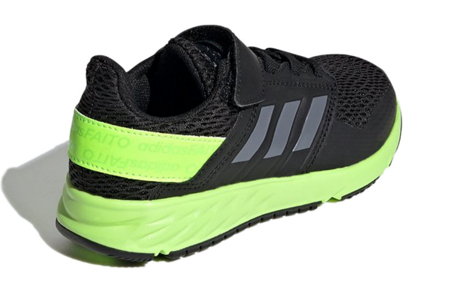 Фото № 4 с приближением к товару «‎adidas Fortafaito El Kids BlackGreen»