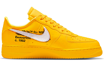 Фото № 2 с приближением к товару «‎Nike Off-White x Air Force 1 Low 'University Gold'»