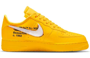 Nike Off-White x Air Force 1 Low 'University Gold' - 3