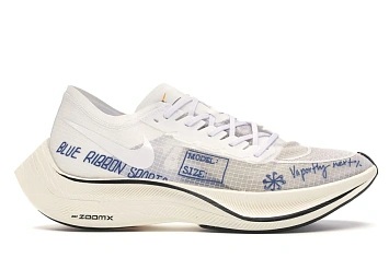 Nike ZoomX Vaporfly Next% Blue Ribbon Sports White - 1