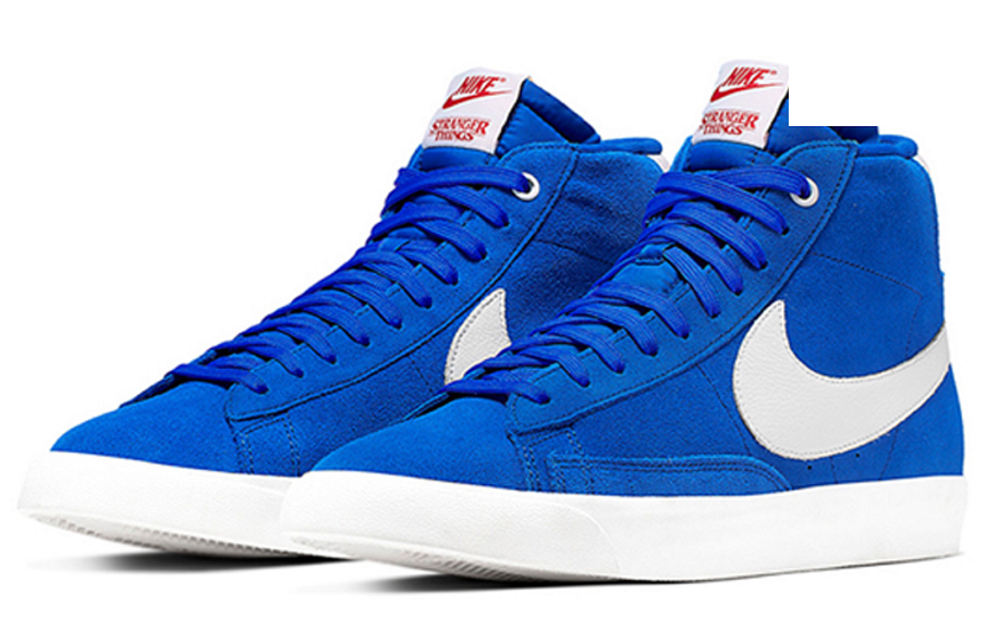 Фото № 3 с приближением к товару «‎ Nike Blazer mid Skate shoes BlueWhite»