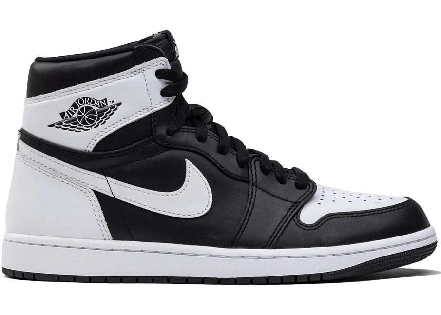 Фото № 1 с приближением к товару «‎Jordan 1 Retro High OG Black White»