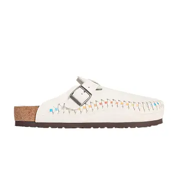 Kith x Birkenstock Boston Braided Antique White Tie Dye - 1