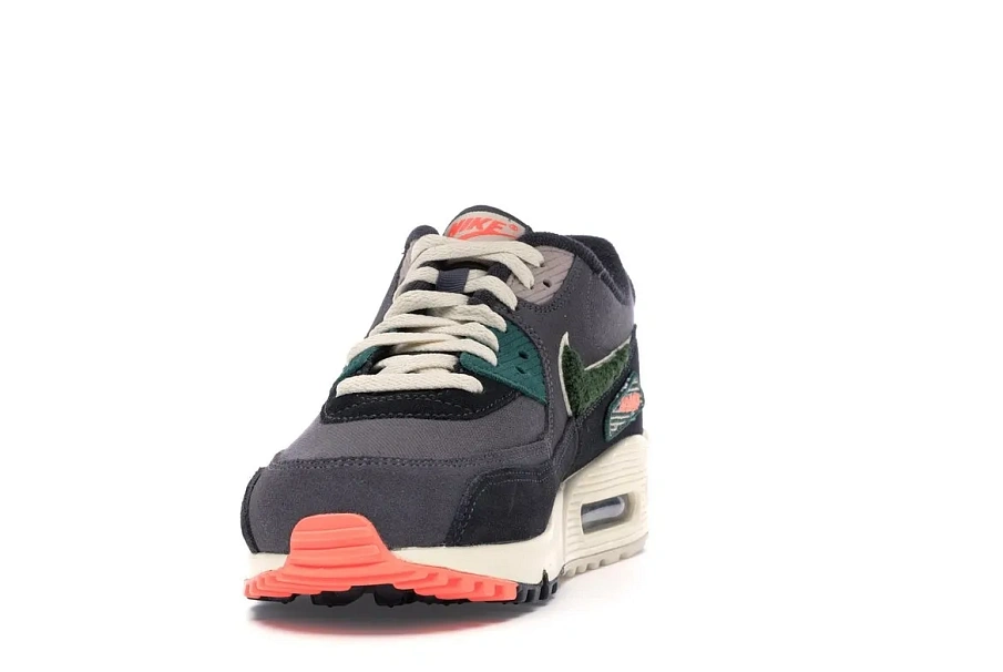Фото № 3 с приближением к товару «‎Nike Air Max 90 Oil Grey Rainforest»