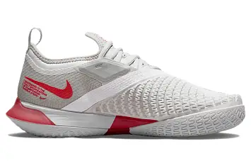 Nike Wmns Court React Vapor NXT Tennis Shoes WhiteRed - 2