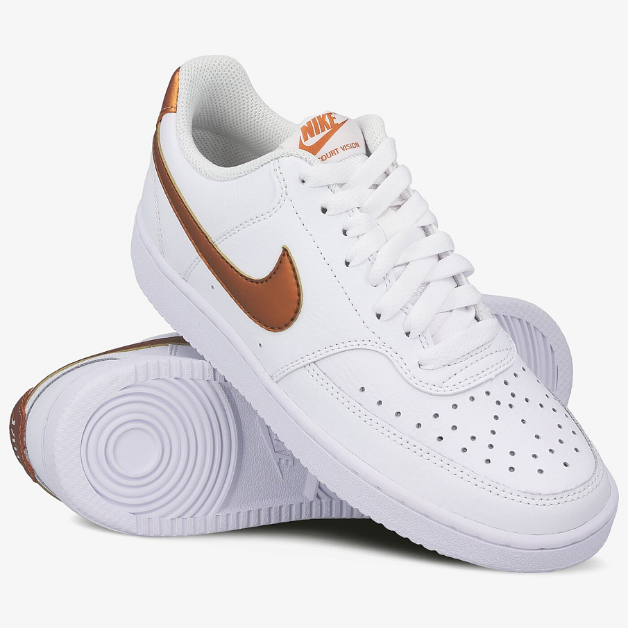 Фото № 5 с приближением к товару «‎Nike Court Vision Low Wmns Gold»