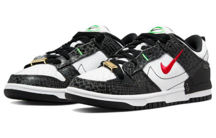 Фото № 3 с приближением к товару «‎Nike Dunk Low Disrupt 2 Skate Shoes BlackWhiteGreen»