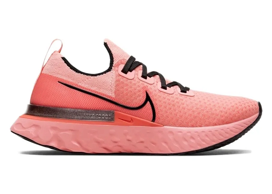Фото № 1 с приближением к товару «‎Nike React Infinity Run Flyknit Light Salmon Red »