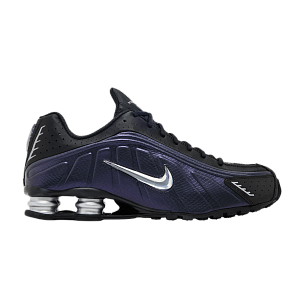 Nike Shox R4 Black Metallic Silver Purple Dynasty (IO4546-002)