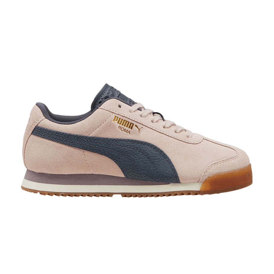 Фото № 1 с приближением к товару «‎Puma Roma 24 Suede Big Kid Mauve Mist Galactic Grey (399378-06)»