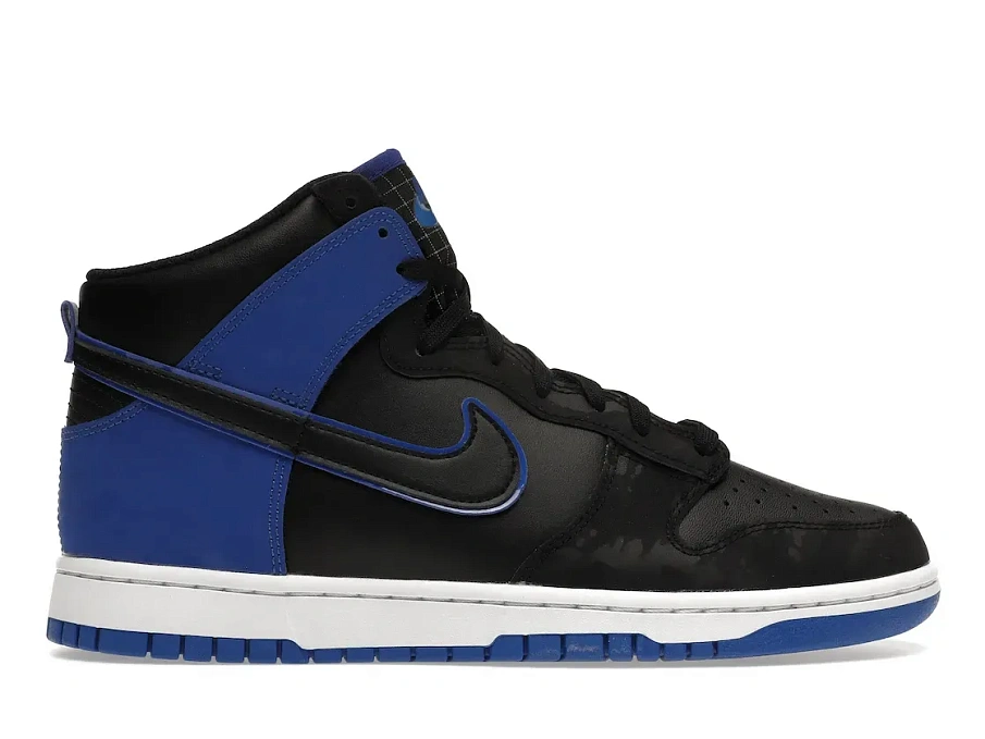 Фото № 1 с приближением к товару «‎Nike Dunk High SE Camo Black Royal»