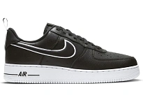 Фото № 1 с приближением к товару «‎Nike Air Force 1 Low Black White Contrast Swoosh»