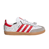 Фото № 1 с приближением к товару «‎Disney x adidas Samba OG Comfort PS Cloud White Better Scarlet»