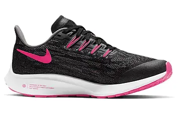 Nike Air Zoom Pegasus 36 GS 'Black Hyper Pink' - 2