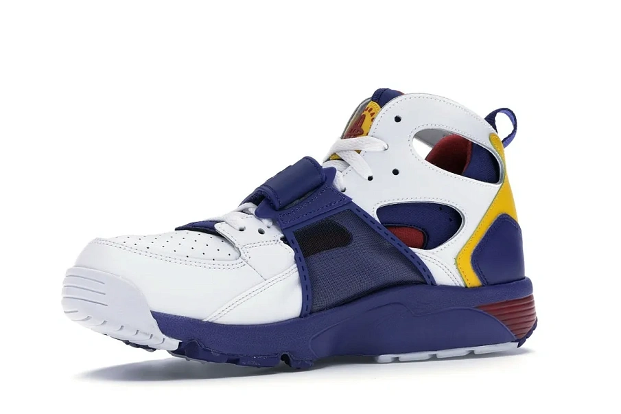 Фото № 3 с приближением к товару «‎Nike Air Trainer Huarache White Regency Purple Amarillo»