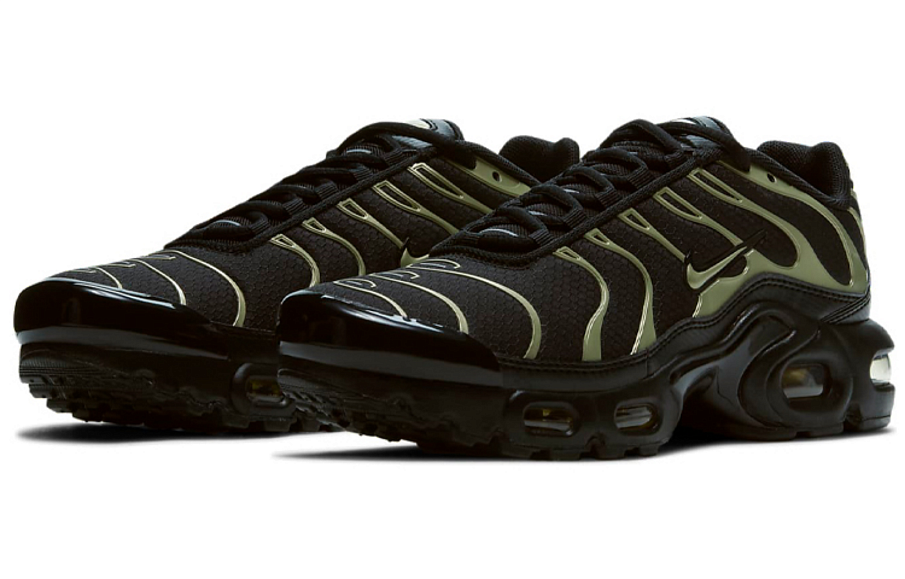Фото № 3 с приближением к товару «‎Nike Air Max Plus (GS) BlackBrownGreen»