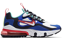 Фото № 2 с приближением к товару «‎Nike Air Max 270 React (GS) WhiteBlueRed»