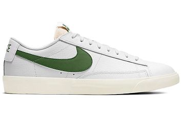 Nike Blazer Low Leather White Forest Green - 2