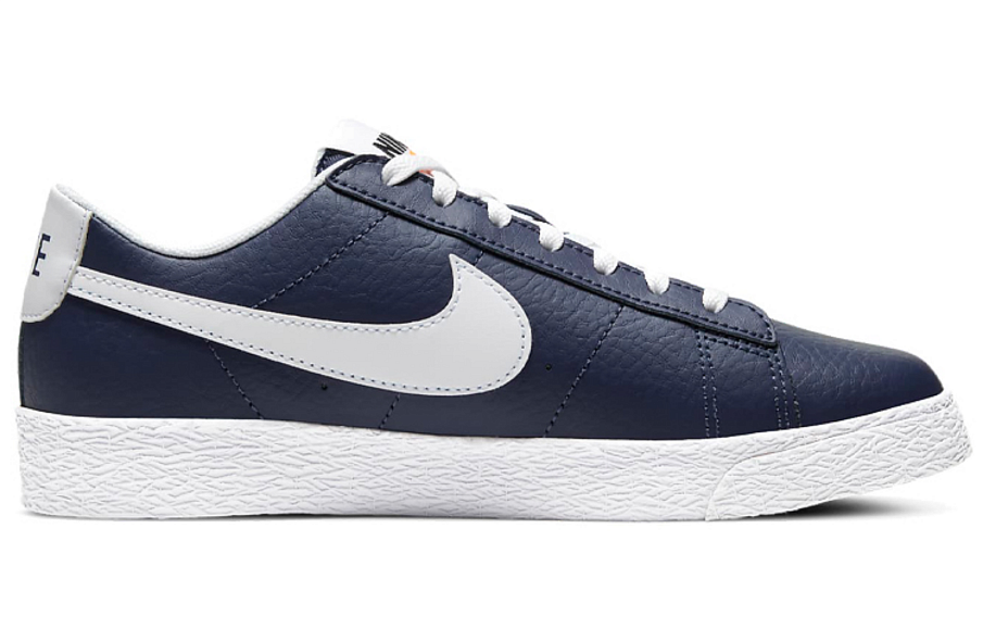 Фото № 2 с приближением к товару «‎Nike Blazer Low (GS) BlueWhite»