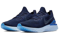 Фото № 3 с приближением к товару «‎Nike Epic React Flyknit 2 Blue Void»